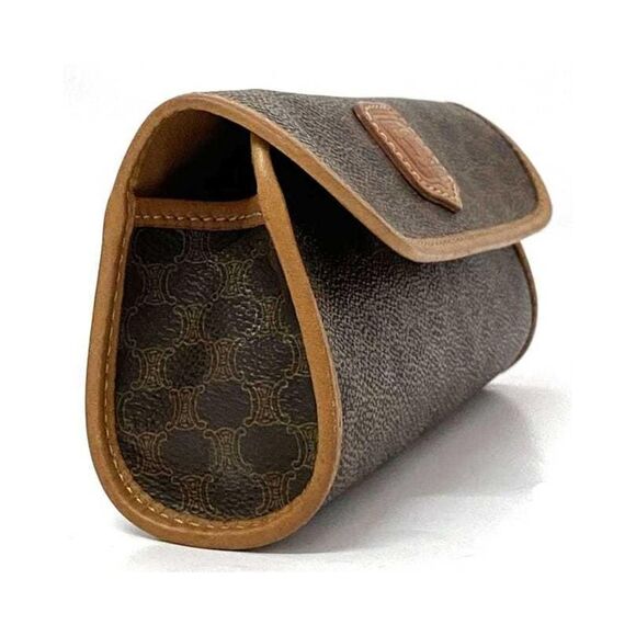 Pre Loved Celine Classic Box Clutch Brown Monogram Women Clutch Bags - Picture 6 of 8